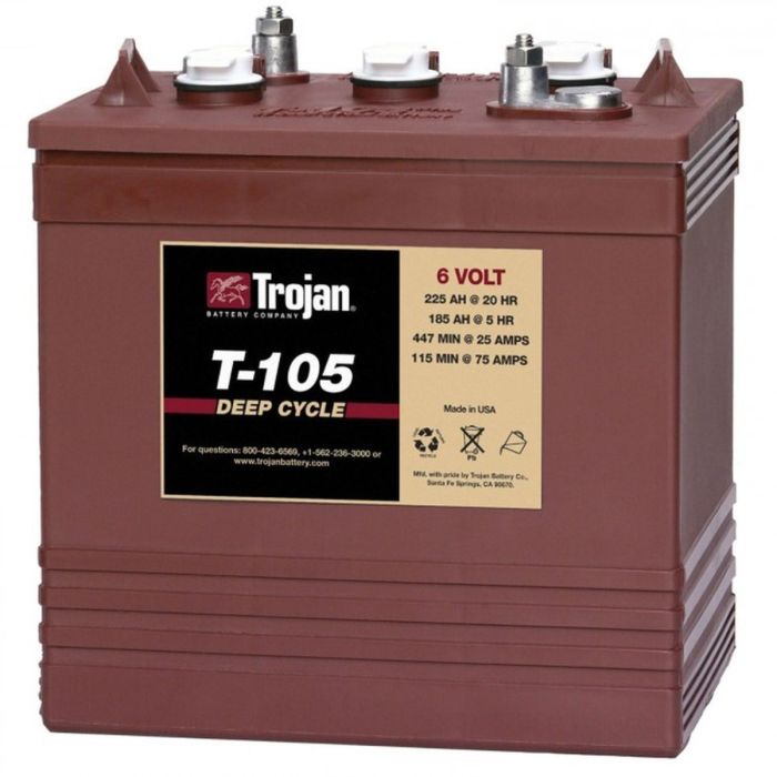 Trojan T-105 Plus | Deep Cycle Golf Cart RV Battery