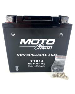 YTX14 MotoClassic Motorcycle Battery