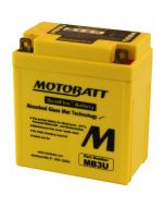 MB3U MotoBatt Battery Replaces Yuasa YB3L-A and YB3L-B