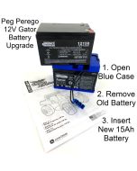 Peg Perego John Deere Gator Battery Upgrade