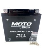 YTX14 Moto ClassicAGM Motorcycle Battery