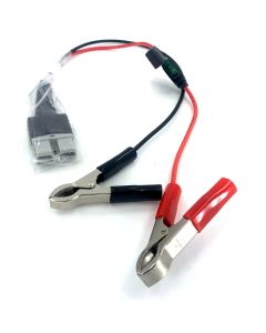 Converts SB50 Grey Connector to Battery Clamps