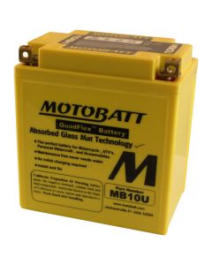 MotoBatt MB10U with Terminals Connected