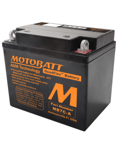 MB7CA MotoBatt Battery Left Front Profile