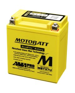 MotoBatt MBTX7U Upgrade for YTX7L-BS, GTX7L-BS