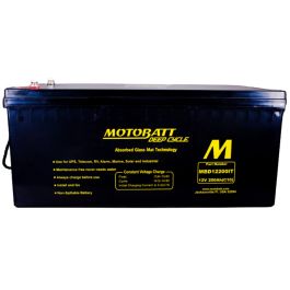 MBD12200IT MotoBatt 12V AGM Group 4D Deep Cycle Battery