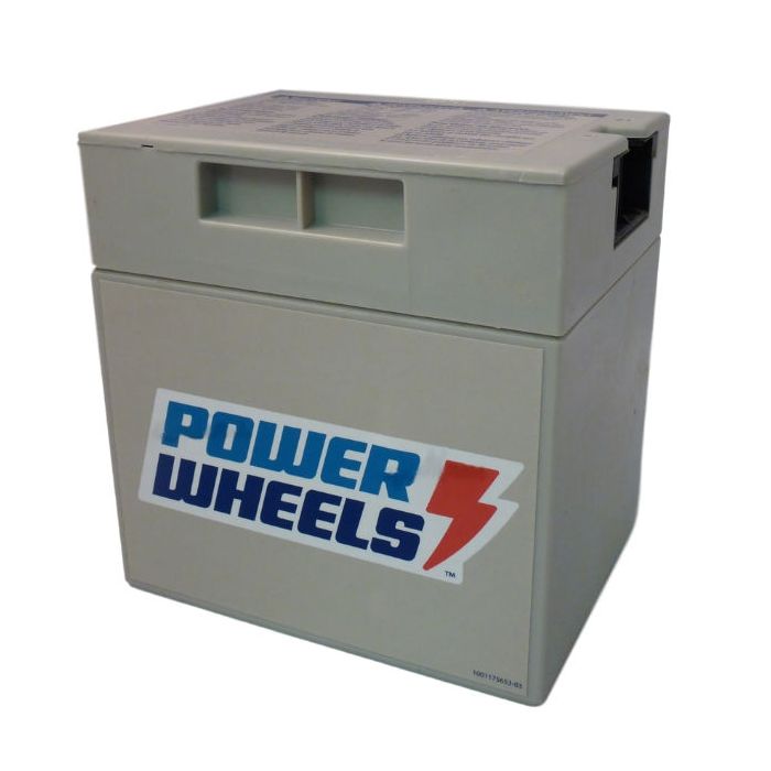 Power Wheels Gray-Orange Top 12 volt Battery & Charger 12V 00801-1776 *NEW* 