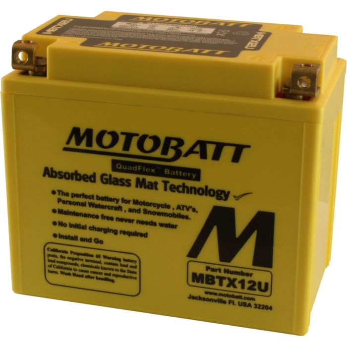 YTX14-BS and YTX12-BS Lithium Motorcycle Battery