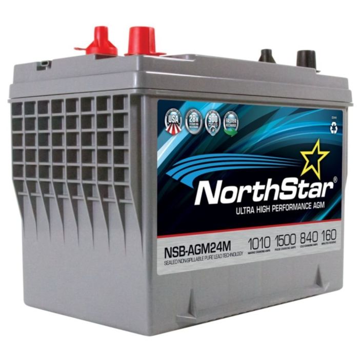 Generator skridtlængde Dødelig NorthStar NSB-AGM24M | NorthStar Marine Battery | Impact Battery