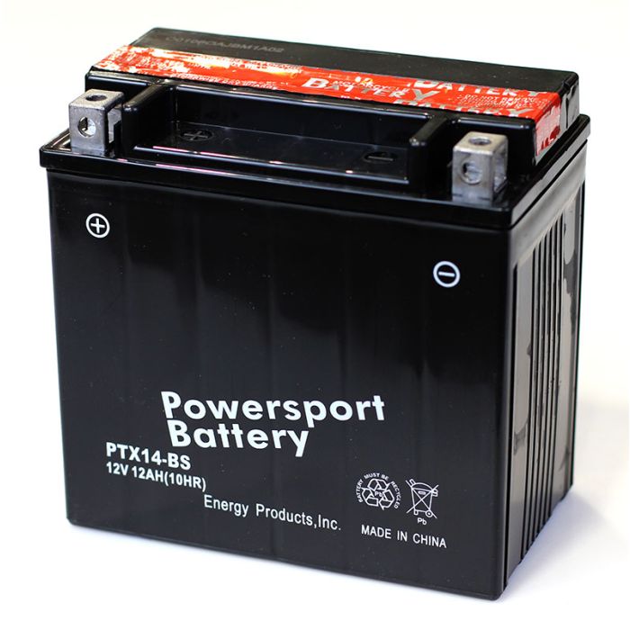 PowerSport BTX14-BS Battery Replacement: YTX14-BS, PTX14-BS