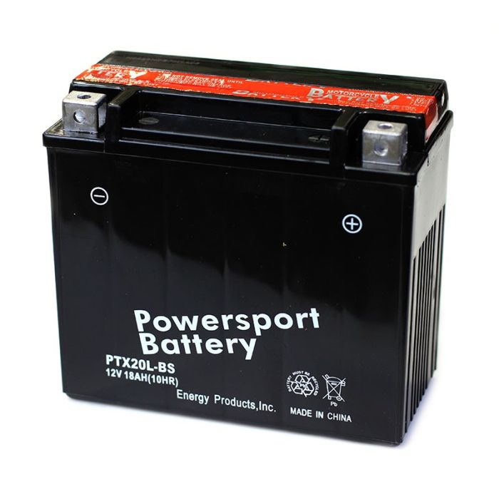 Replacement Motorcycle Battery Chrome Pro Battery YTX20L-BS High Performance Power Sports Battery Rechargeable 