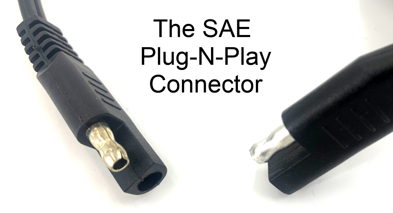 Close up of SAE Plug-N-Play Connector