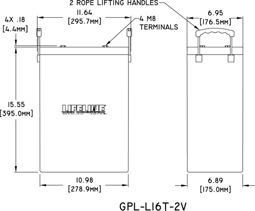Lifeline GPL-L16-2V Product Specs